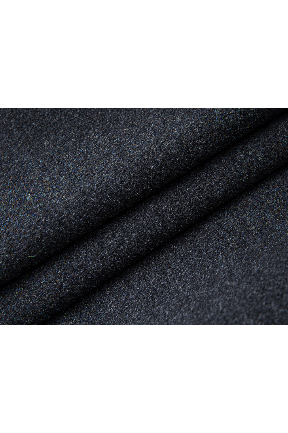 Grey Plaid Patchwork Woolen Coat