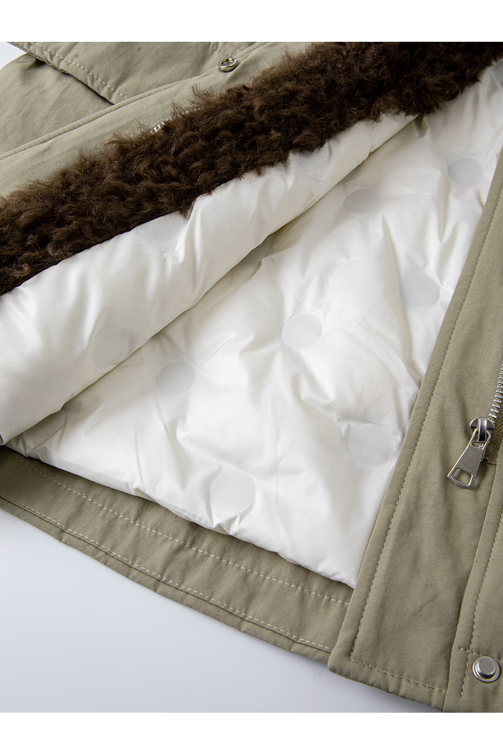 Plush Wide Lapel Thickened Coat