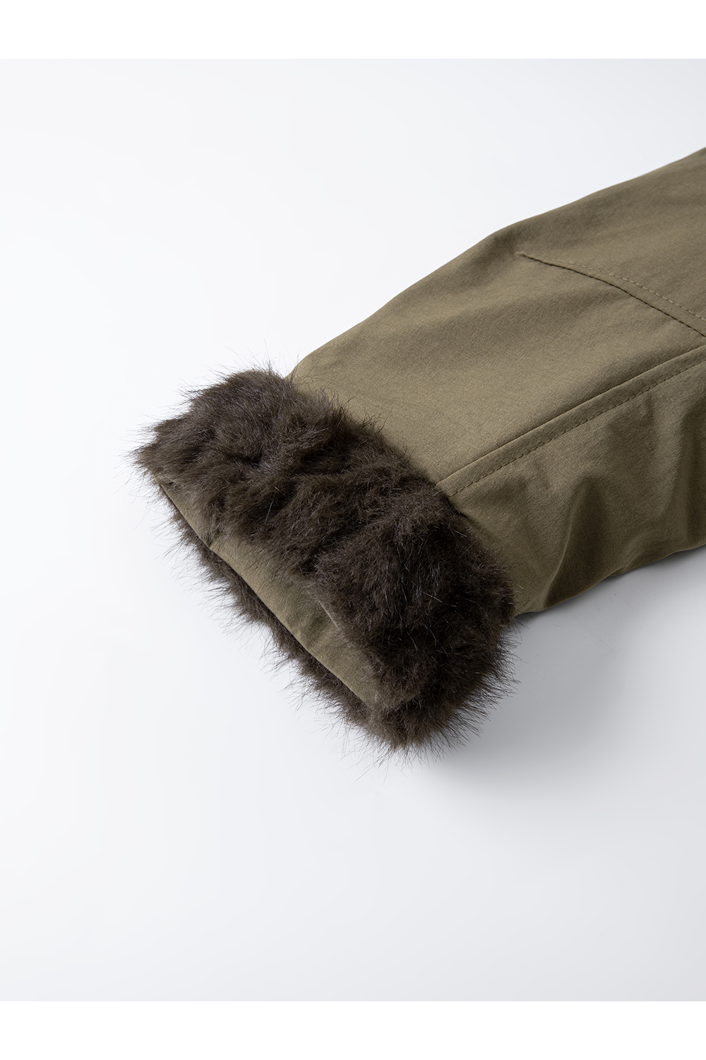 Fleece Lapel Toggle Button Coat