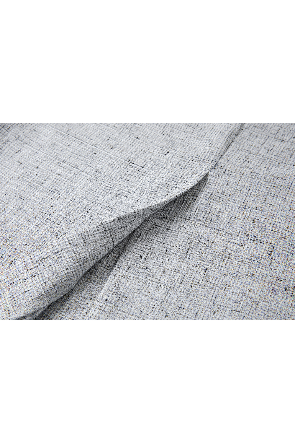 Tweed Vest & Skirt Twin Set in Heather Gray-VIMLYSTORE