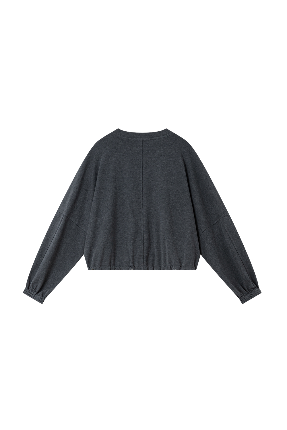 Charcoal Knit Top & A-Line Skirt Coordinated Set-VIMLYSTORE