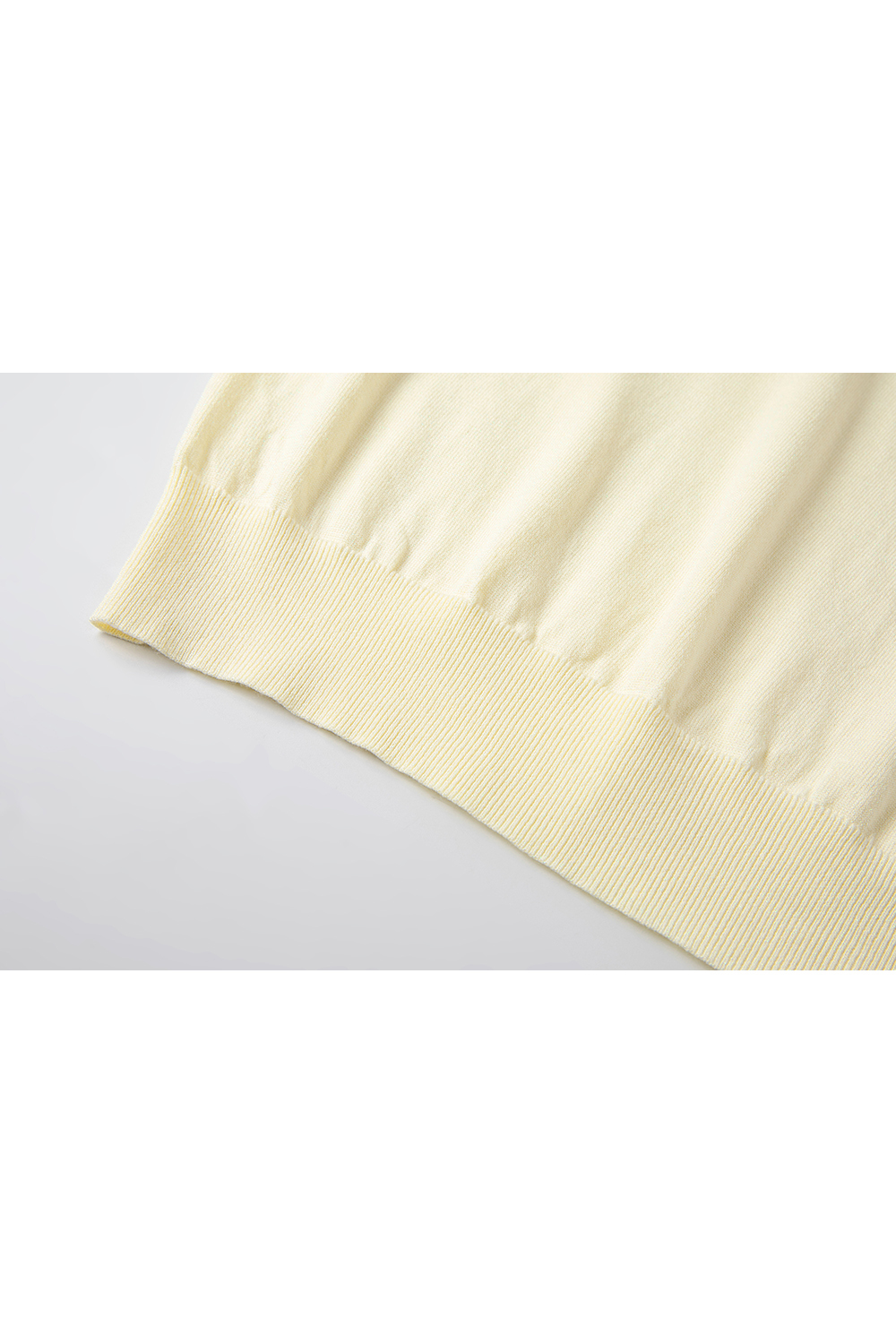 Lace-Trimmed Short-Sleeve Knit Top for Casual Chic-VIMLYSTORE