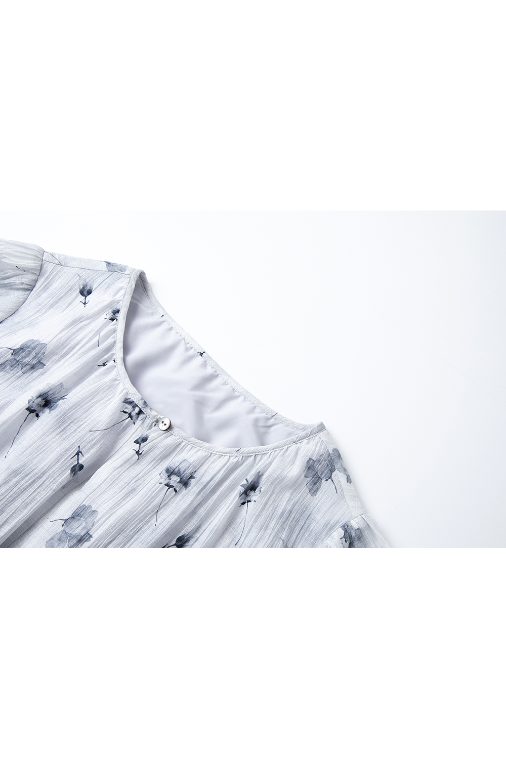 Lyocell Print Waist-Defining Slimming Long Sleeve Dress-VIMLYSTORE