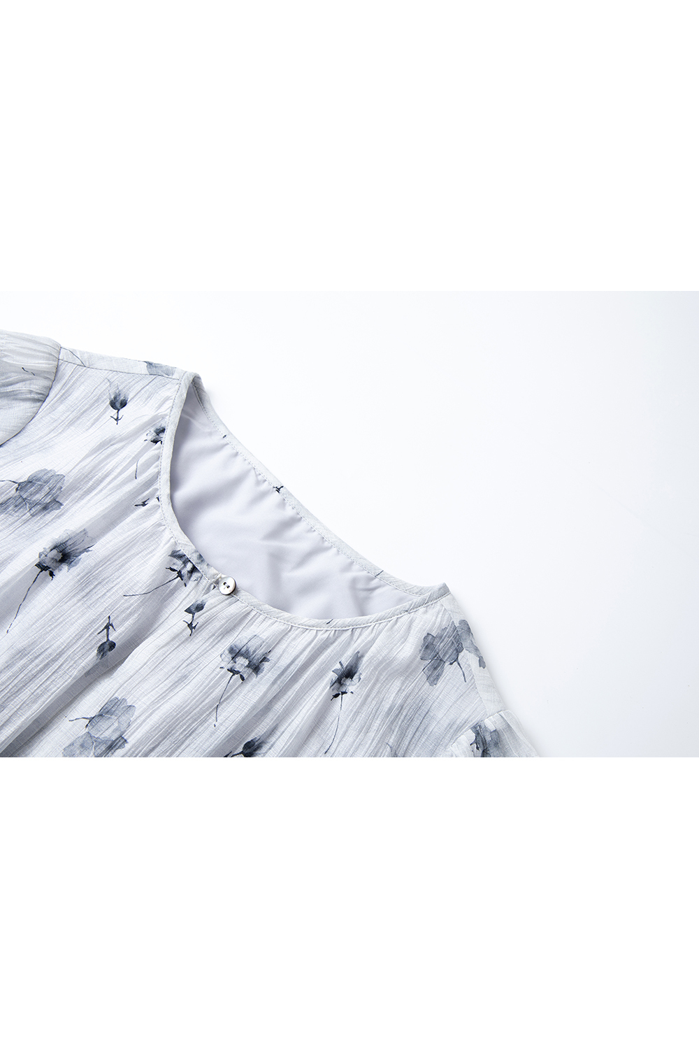 Lyocell Print Waist-Defining Slimming Long Sleeve Dress-VIMLYSTORE