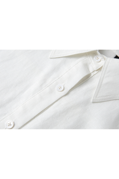 Deer-Embroidered Oversized Shirt for Stylish Commuting-VIMLYSTORE