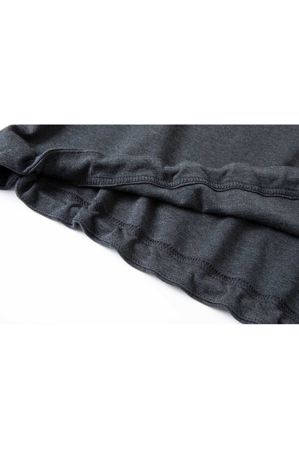 Charcoal Knit Top & A-Line Skirt Coordinated Set-VIMLYSTORE