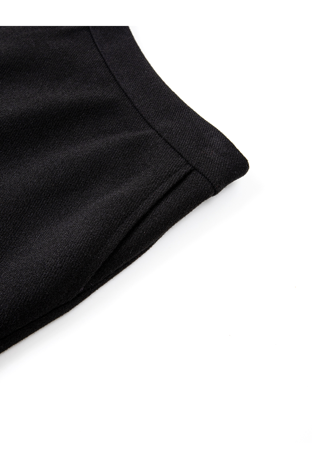 Elegant Light Wool Midi Skirt