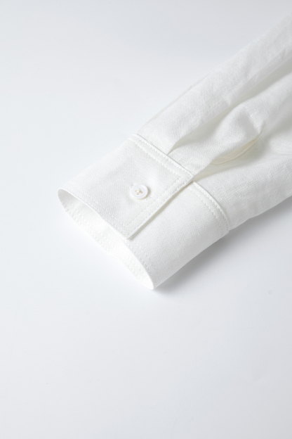 Deer-Embroidered Oversized Shirt for Stylish Commuting-VIMLYSTORE