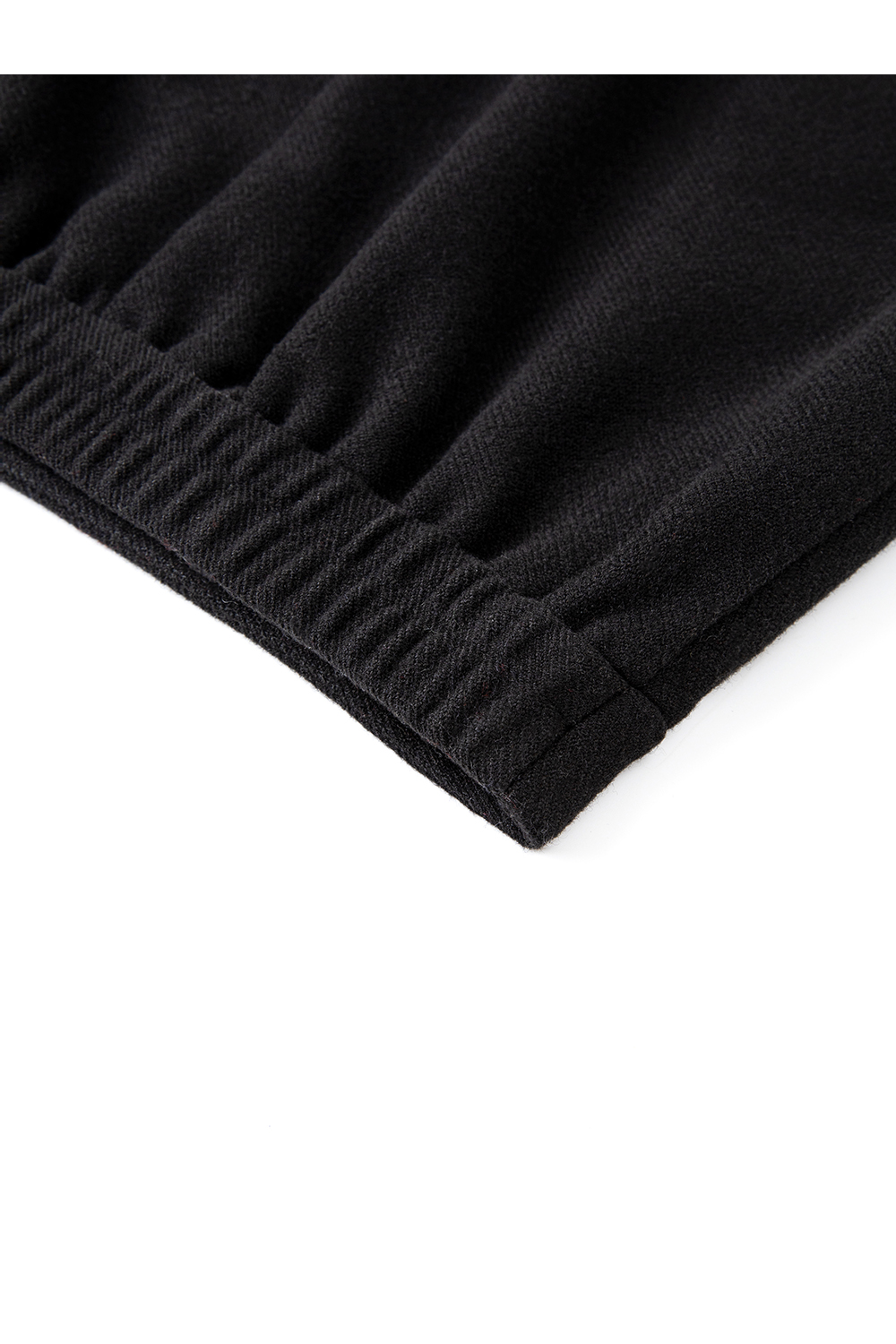 Elegant Light Wool Midi Skirt