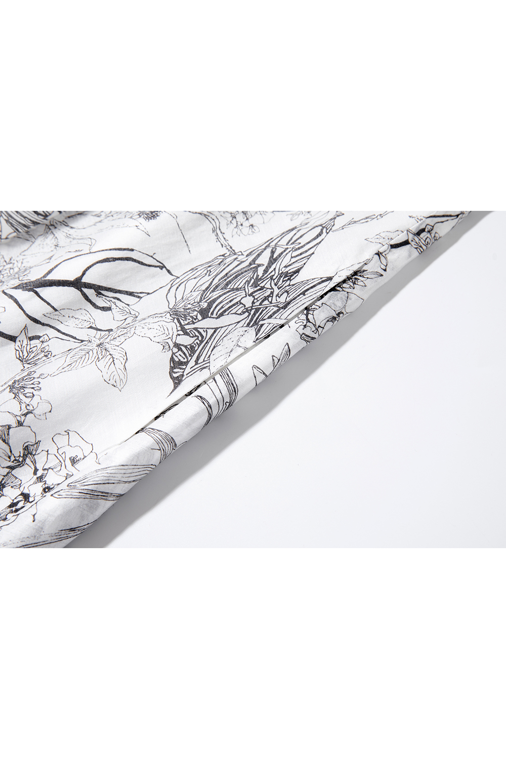 French-Inspired Watercolor Floral Round Neck Pullover Maxi Dress-VIMLYSTORE