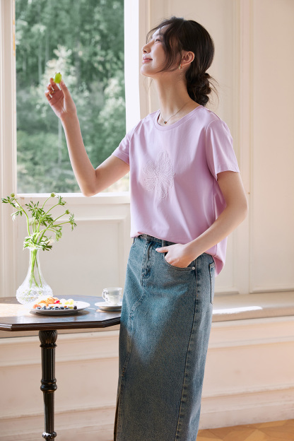 Lace Flower T-Shirt