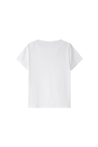 Dopamine Solid Color Casual Versatile V-Neck Loose Top-VIMLYSTORE