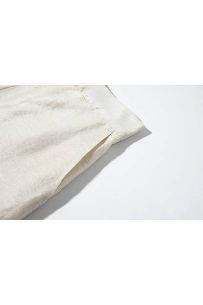Lyocell Linen Simple Commuter Two-Piece Set-VIMLYSTORE