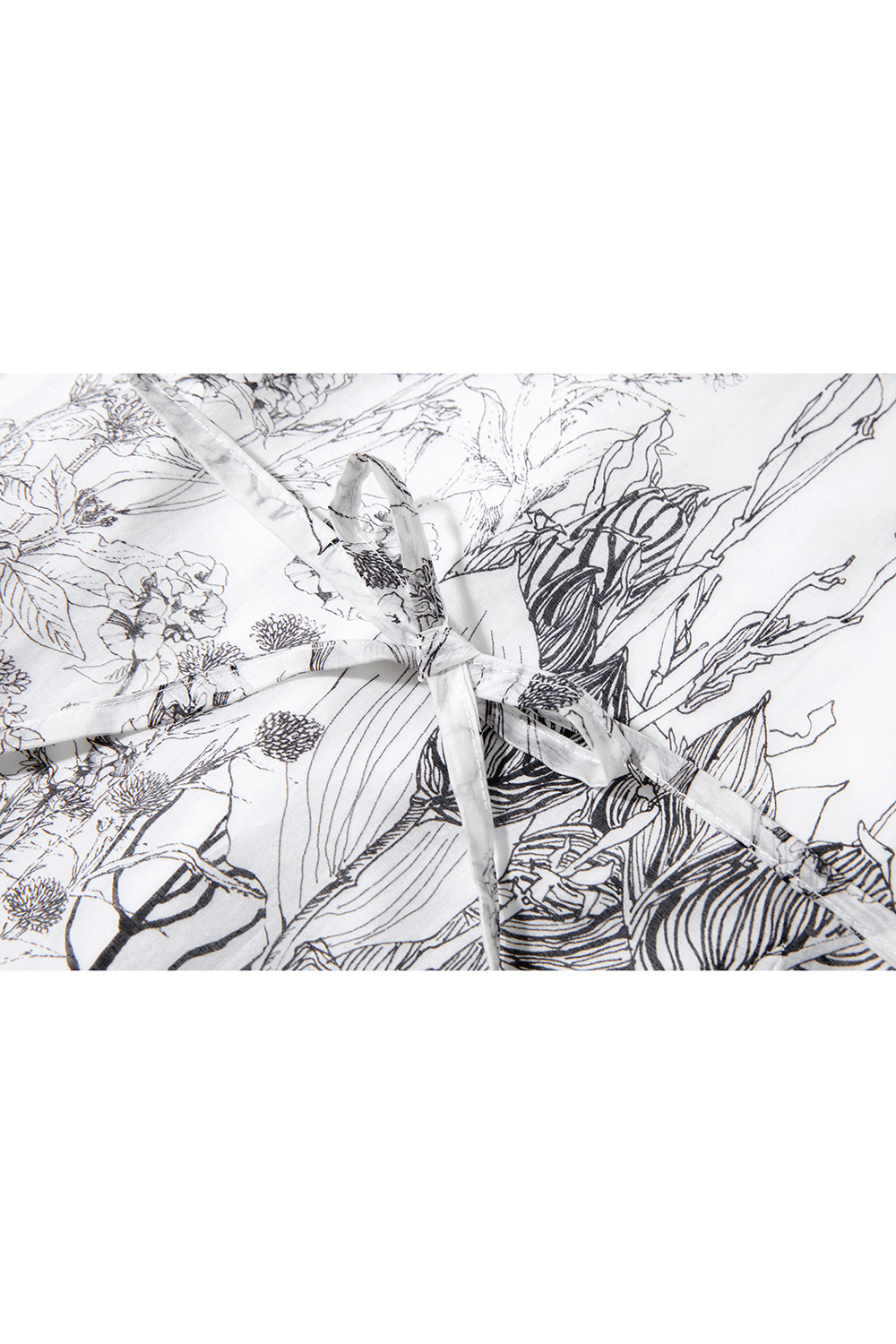 French-Inspired Watercolor Floral Round Neck Pullover Maxi Dress-VIMLYSTORE