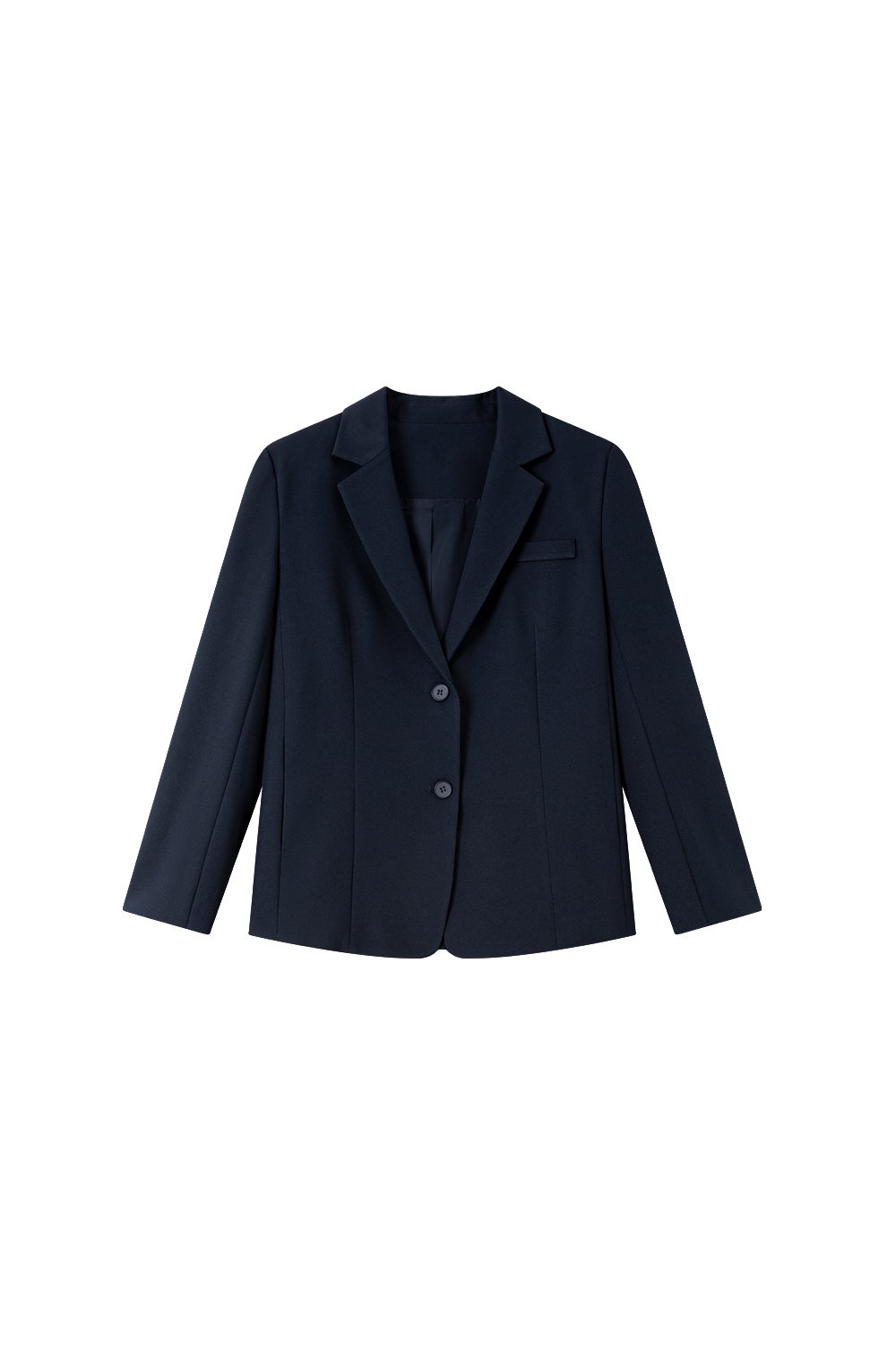 Red commuter suit jacket-VIMLYSTORE