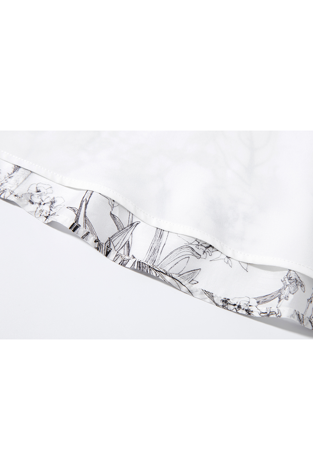 French-Inspired Watercolor Floral Round Neck Pullover Maxi Dress-VIMLYSTORE