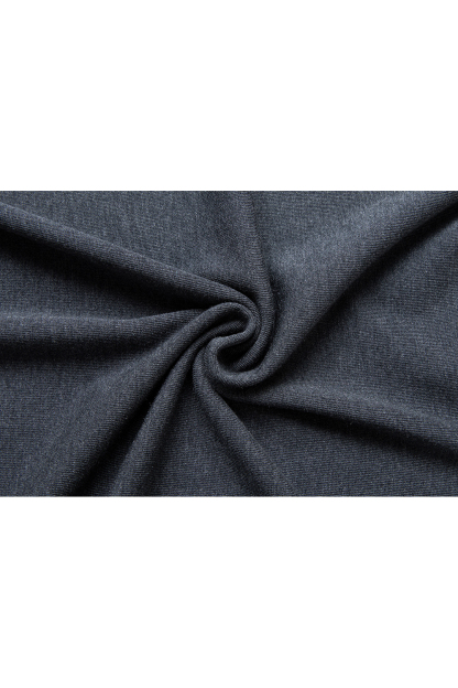 Charcoal Knit Top & A-Line Skirt Coordinated Set-VIMLYSTORE