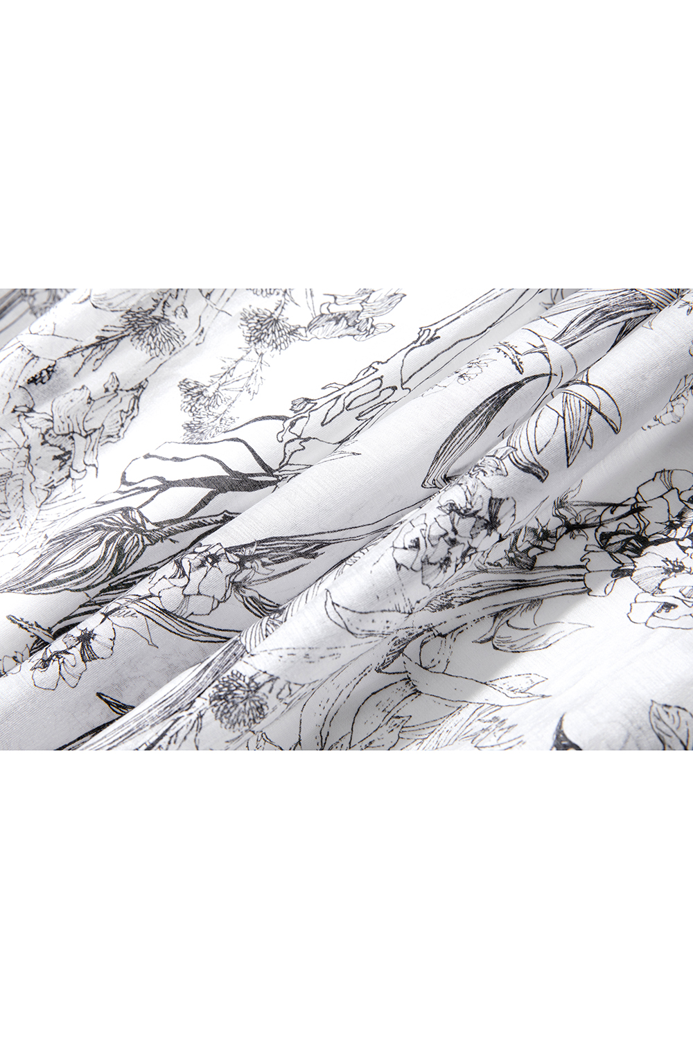 French-Inspired Watercolor Floral Round Neck Pullover Maxi Dress-VIMLYSTORE