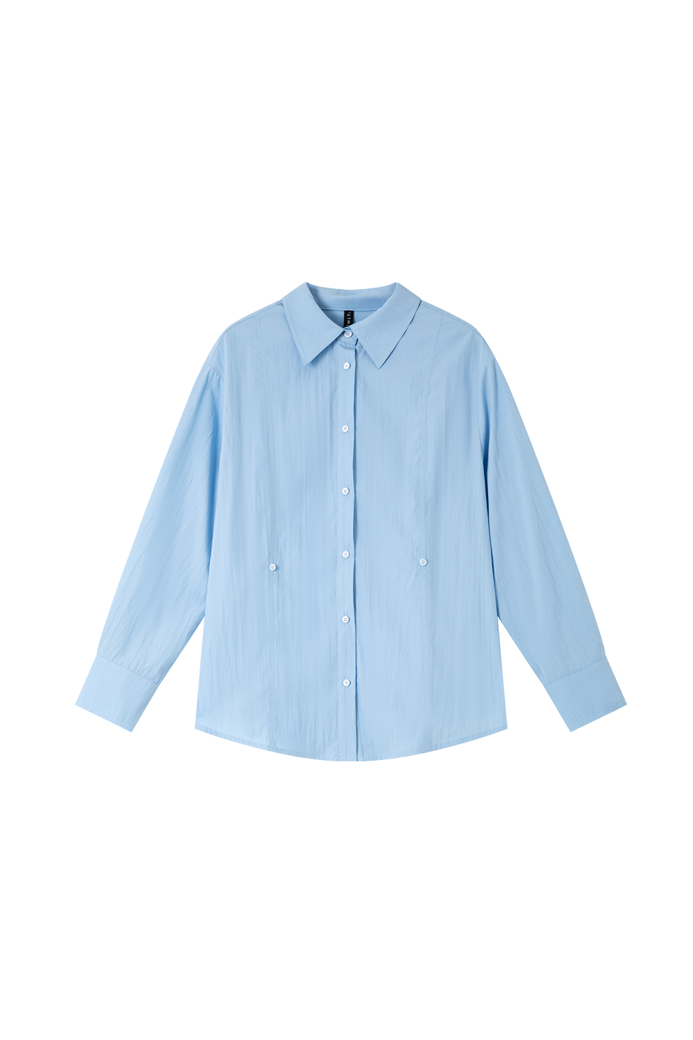 French-Inspired Dropped-Shoulder Oversized Shirt-VIMLYSTORE
