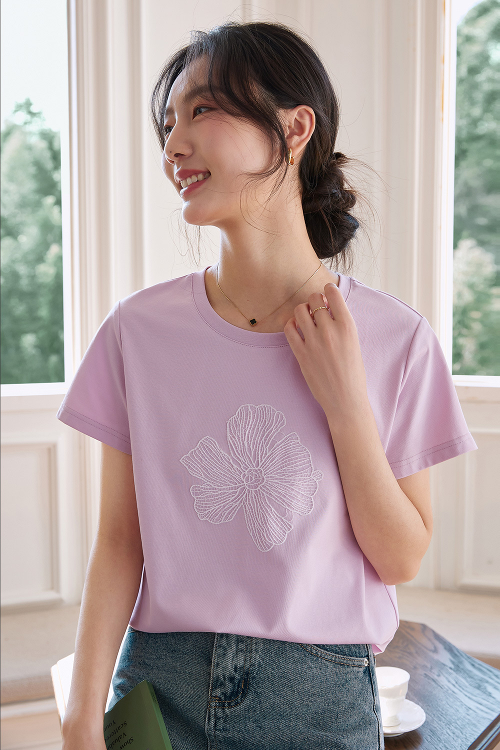Lace Flower T-Shirt