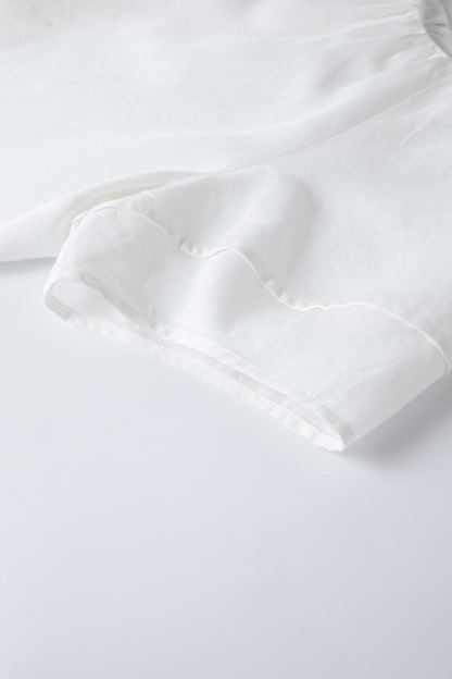 Minimalist Commute Textured Shirt with Round Neck