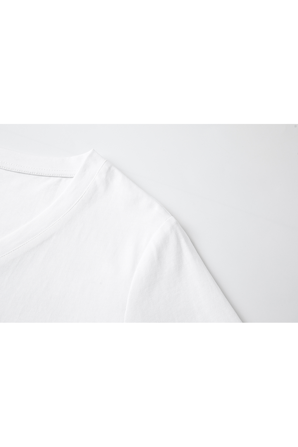 Dopamine Solid Color Casual Versatile V-Neck Loose Top-VIMLYSTORE