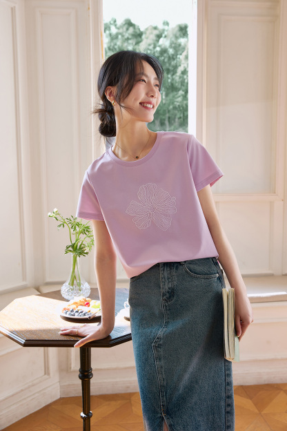 Lace Flower T-Shirt