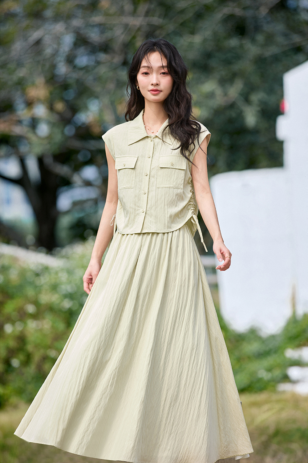 Fashion Casual Lapel Drawstring Suit-VIMLYSTORE