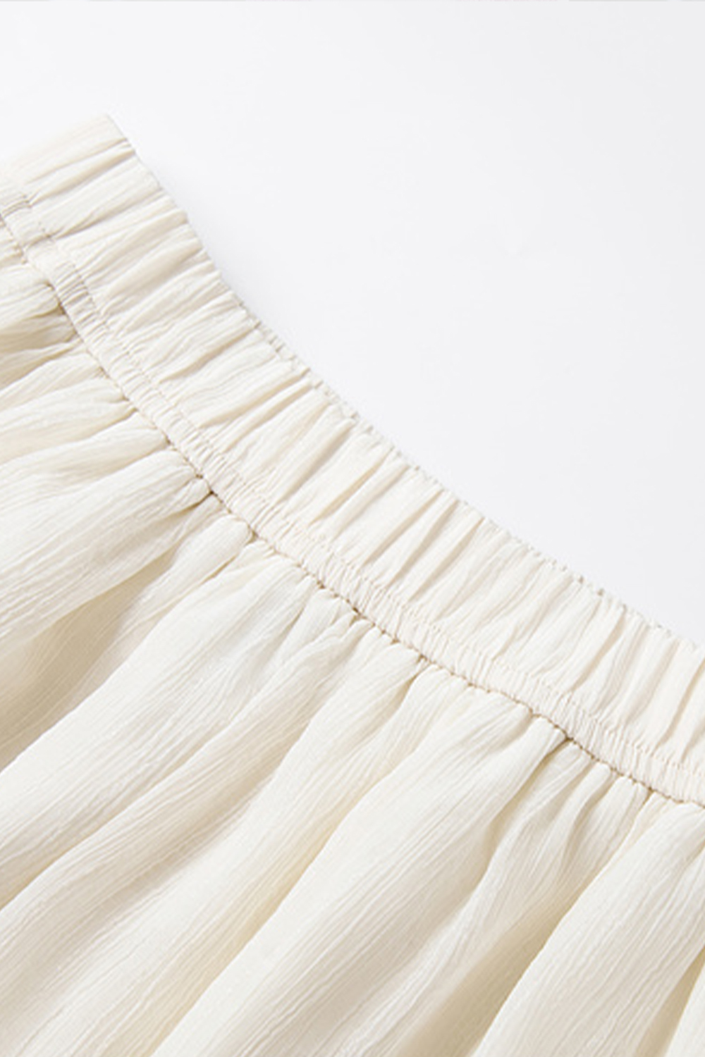 Texture Sense High-waisted A-line Skirt