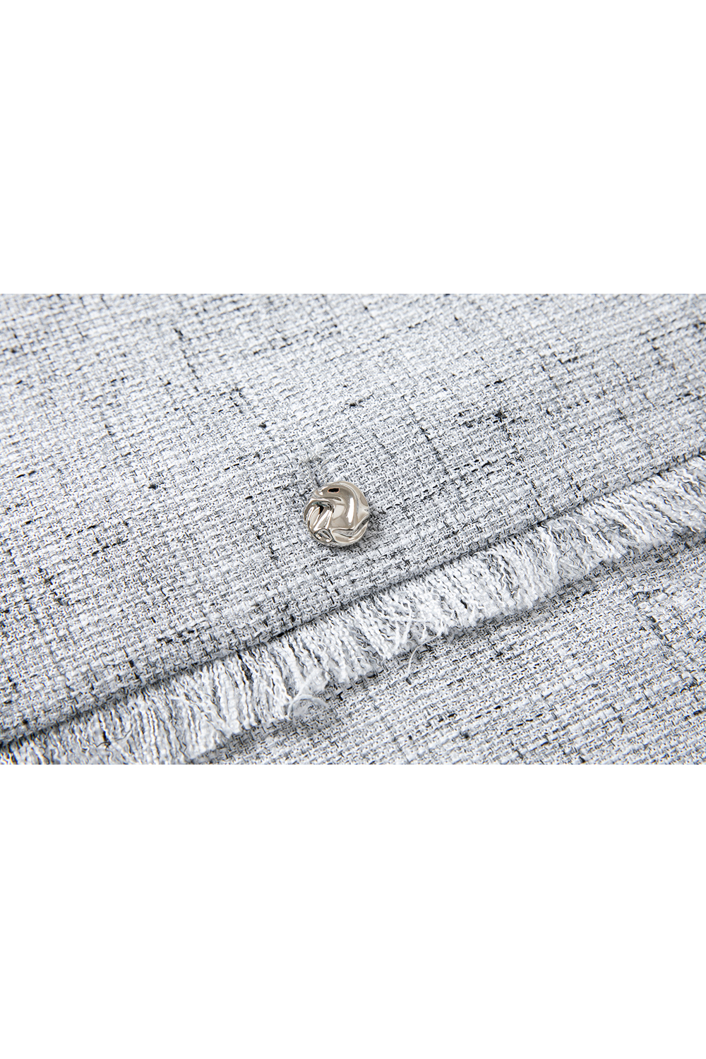 Tweed Vest & Skirt Twin Set in Heather Gray-VIMLYSTORE