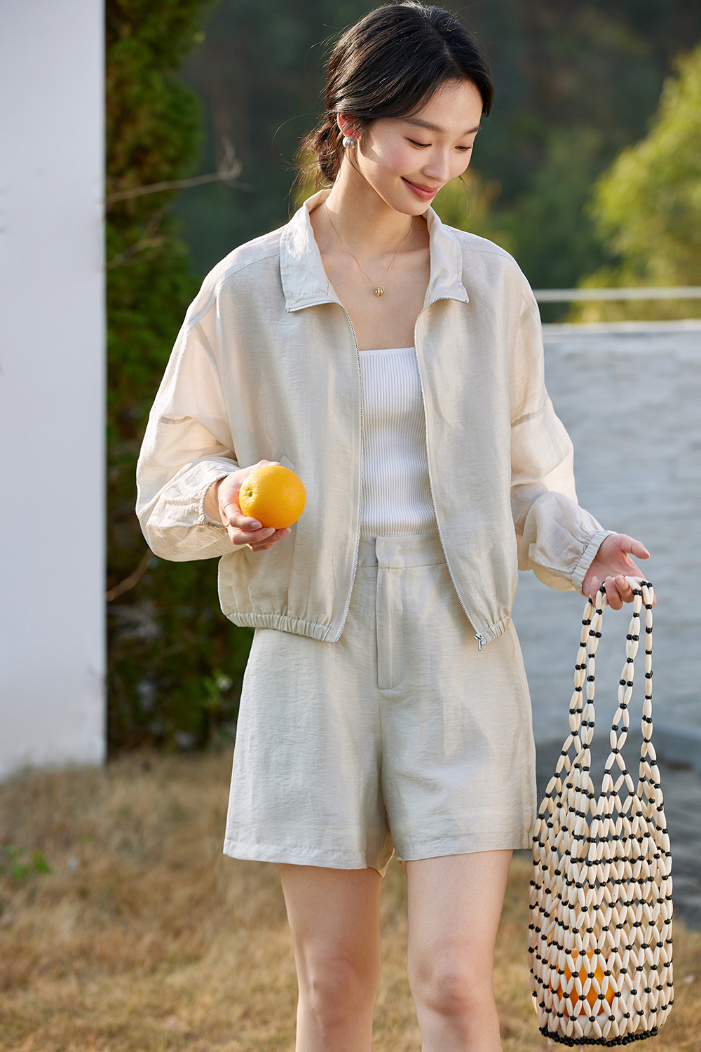 Lyocell Linen Simple Commuter Two-Piece Set-VIMLYSTORE