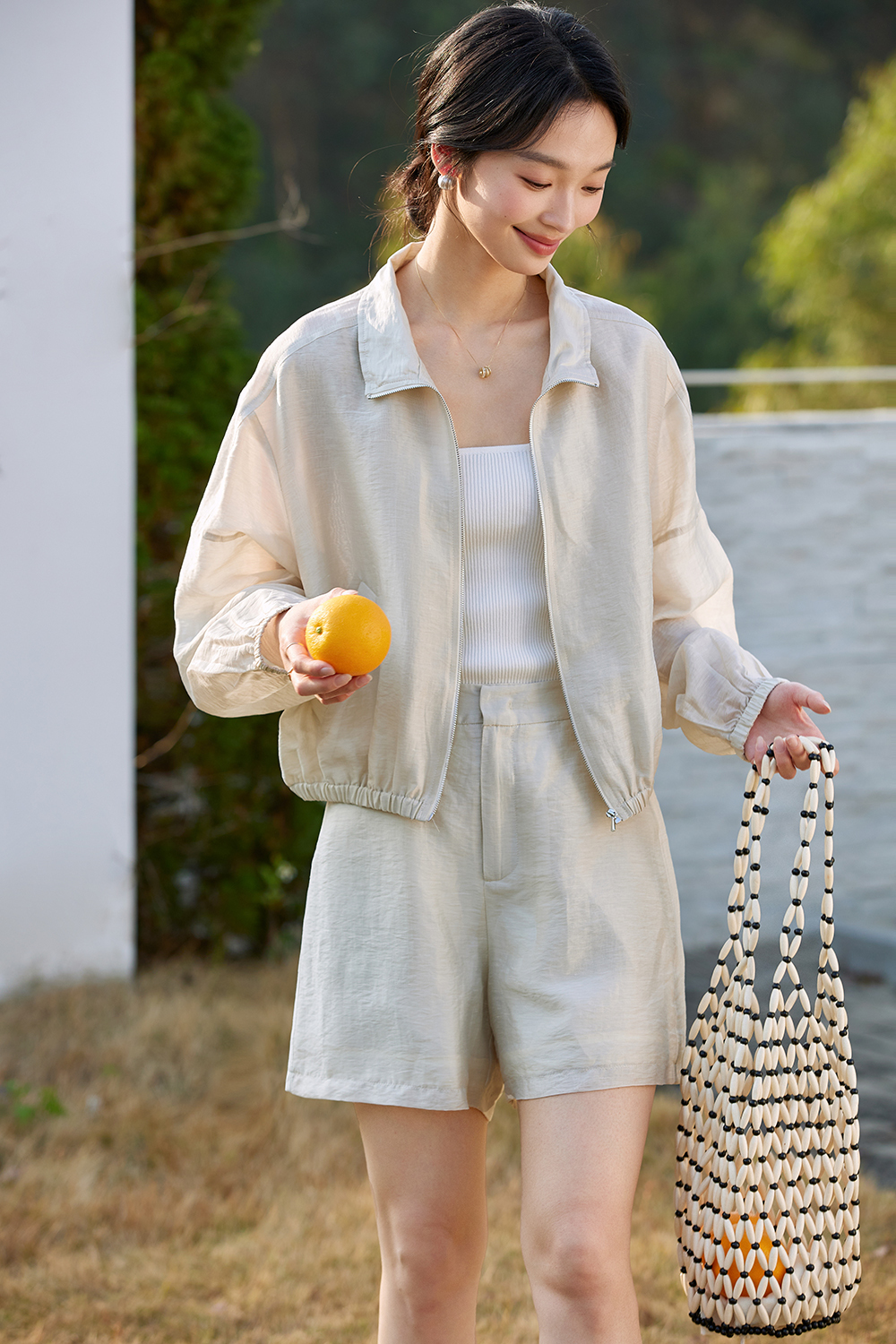 Lyocell Linen Simple Commuter Two-Piece Set-VIMLYSTORE