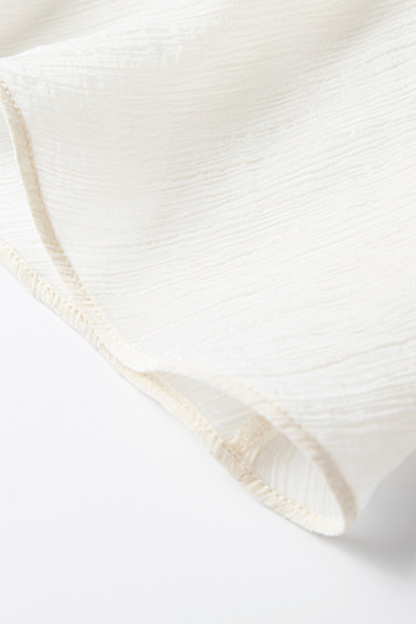 Texture Sense High-waisted A-line Skirt