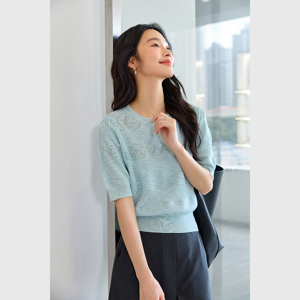 Elegant Hollow Sweater