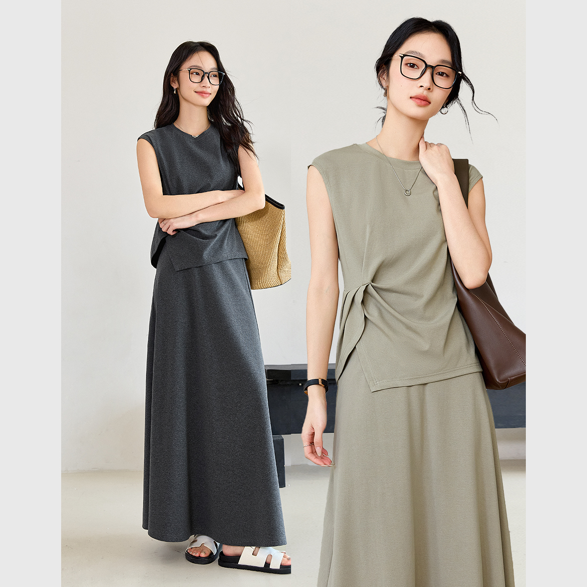 Slit Loose Casual Suit