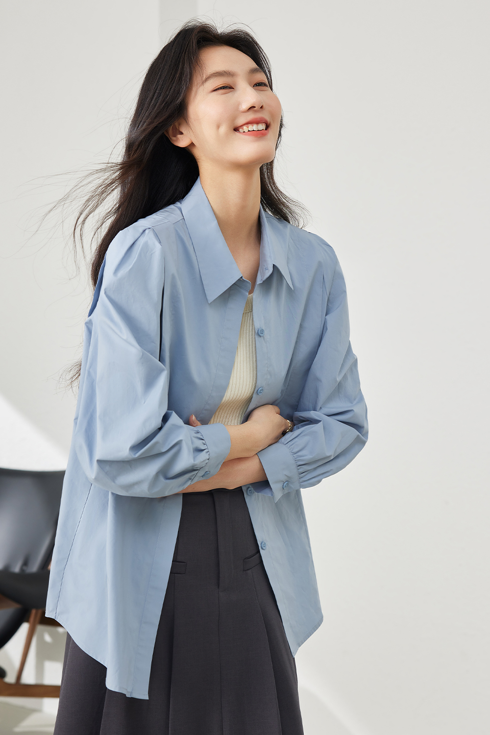 Pure Cotton Business Commute Shirt