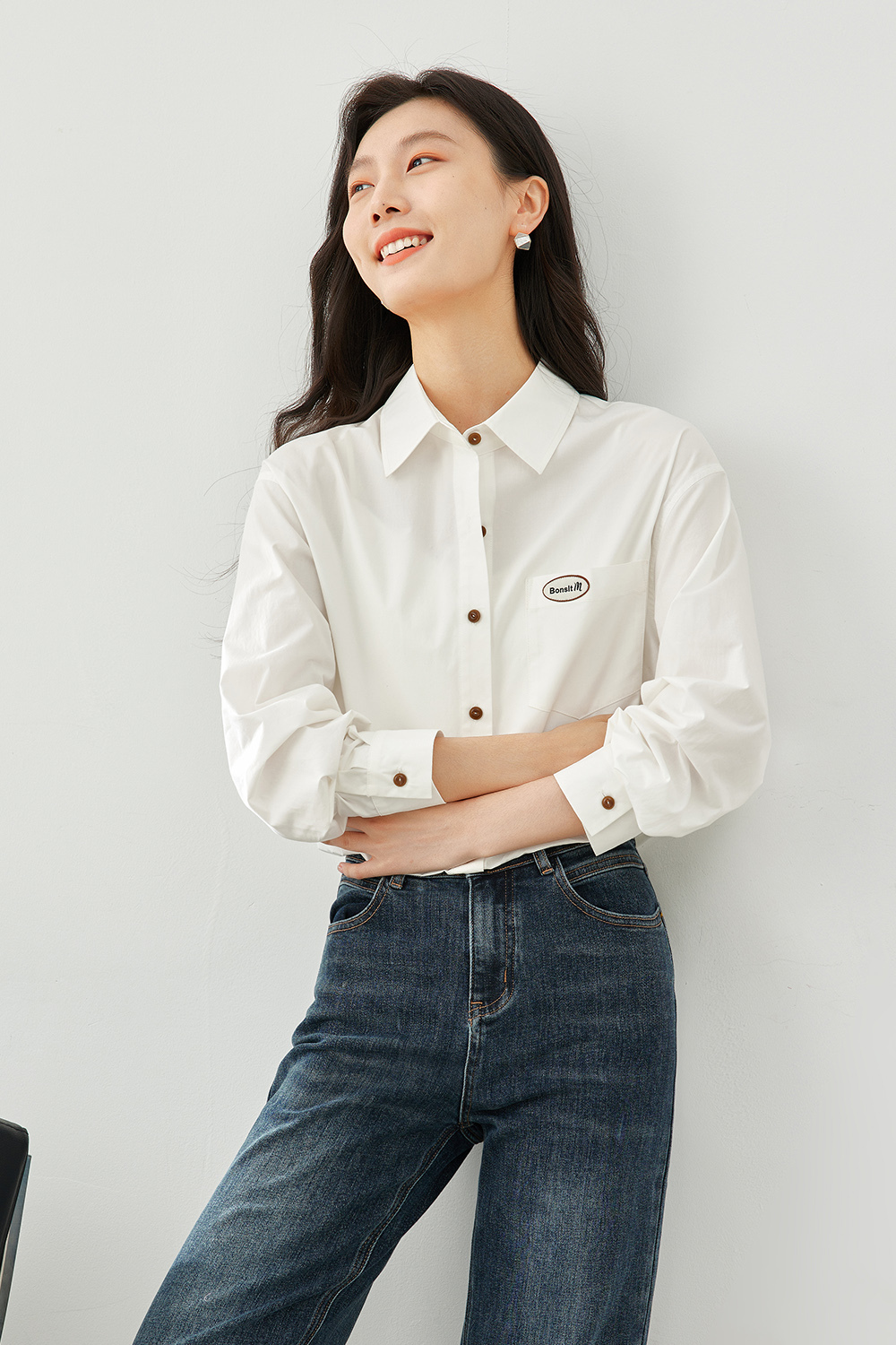 Versatile cotton shirt