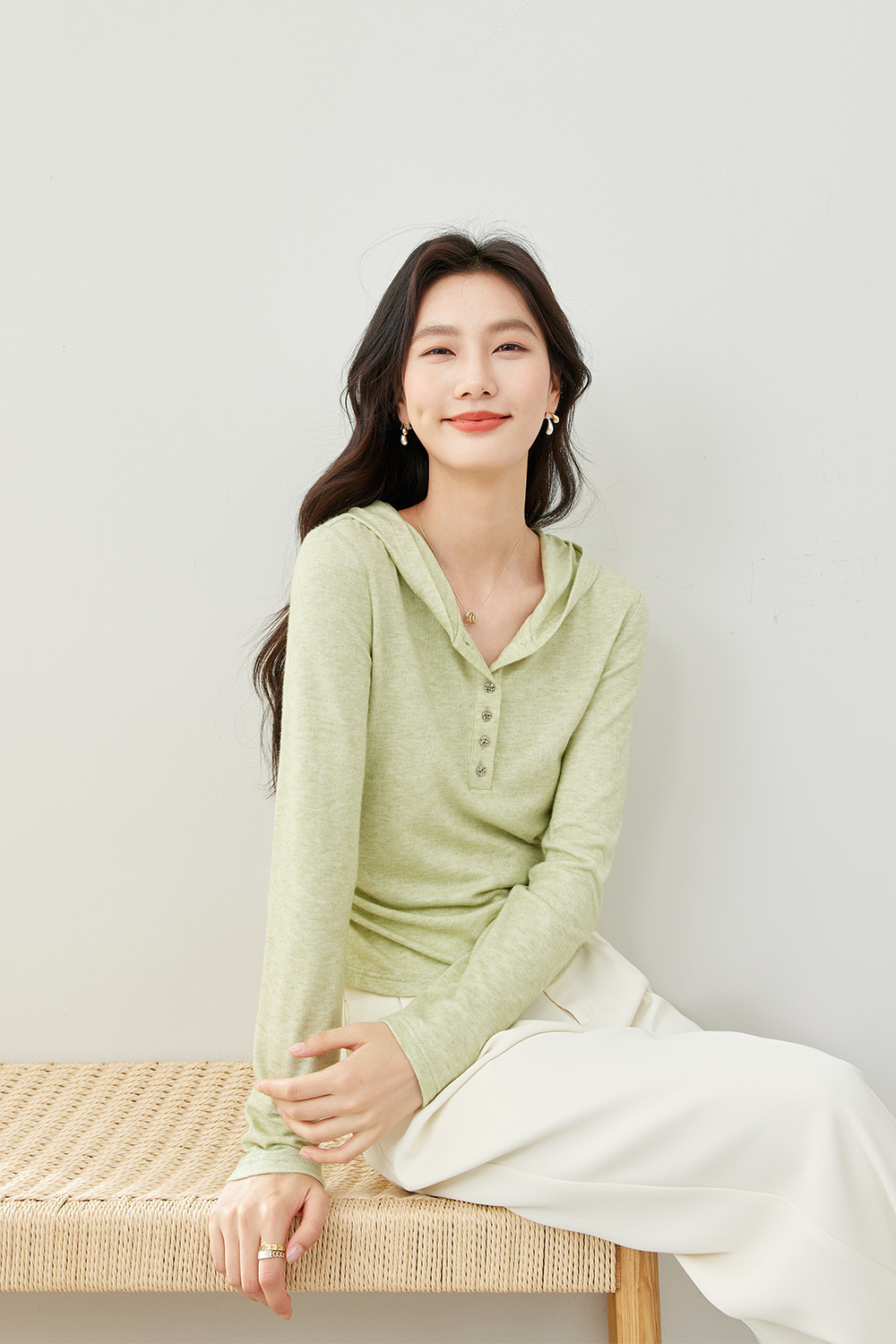 Versatile Slim-Fit Hooded T-Shirt