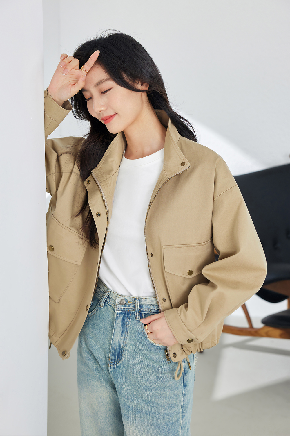 Casual Zip-Up Jacket