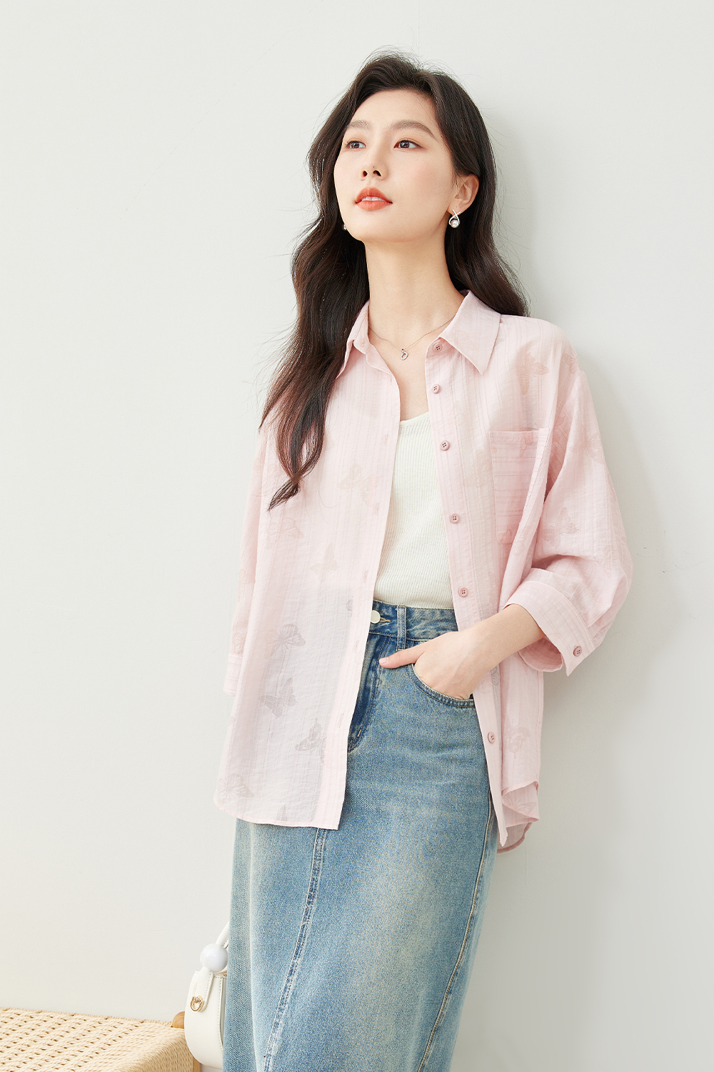 Butterfly Printed Shirt