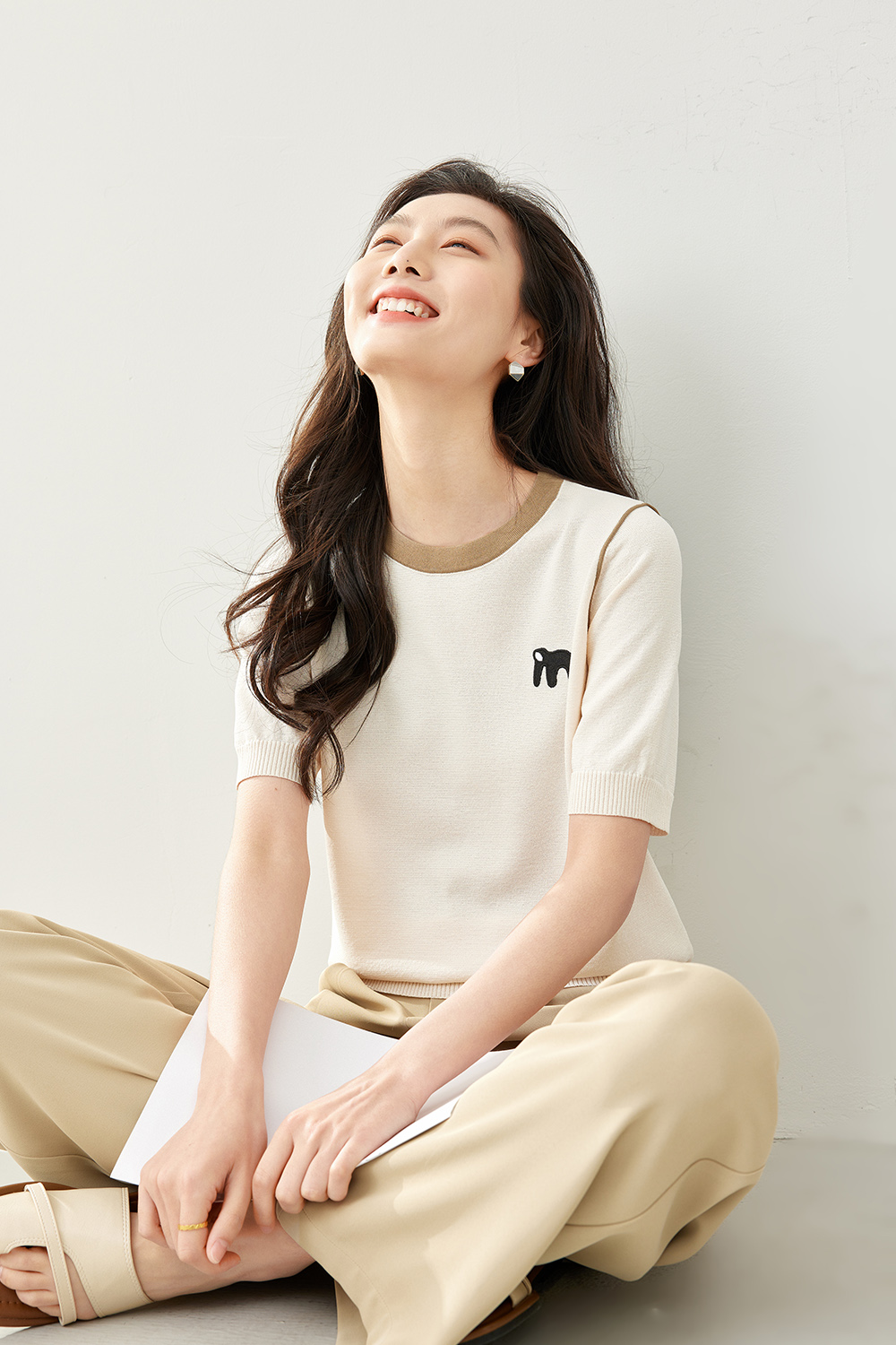 Baby Elephant Embroidered Sweater