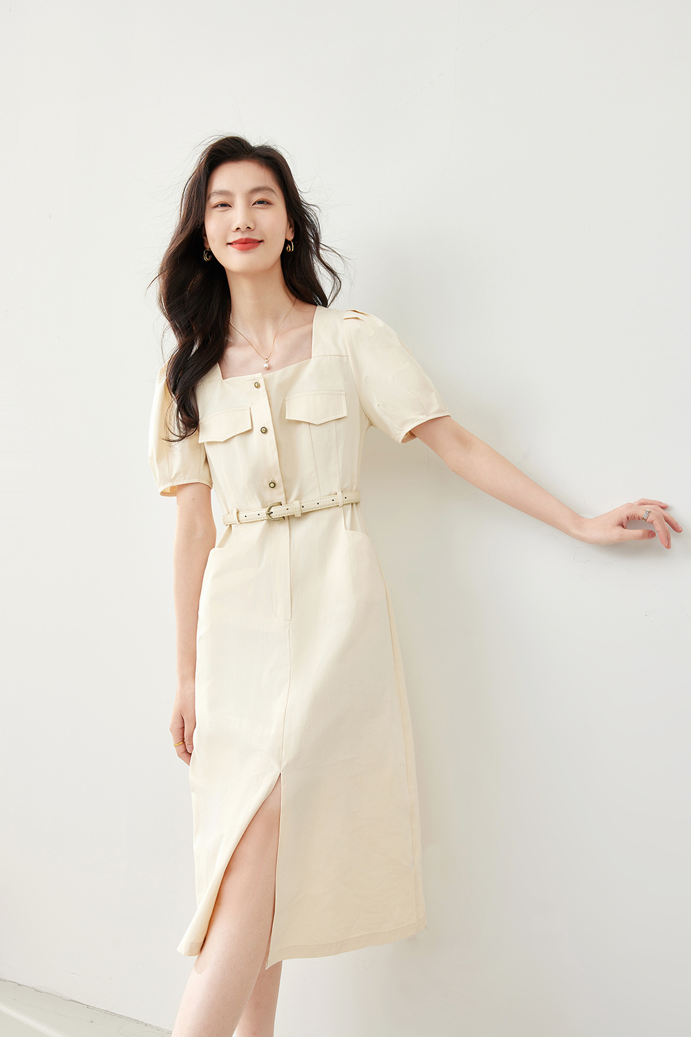 Small Fresh Waisted A-Line Skirt-VIMLYSTORE