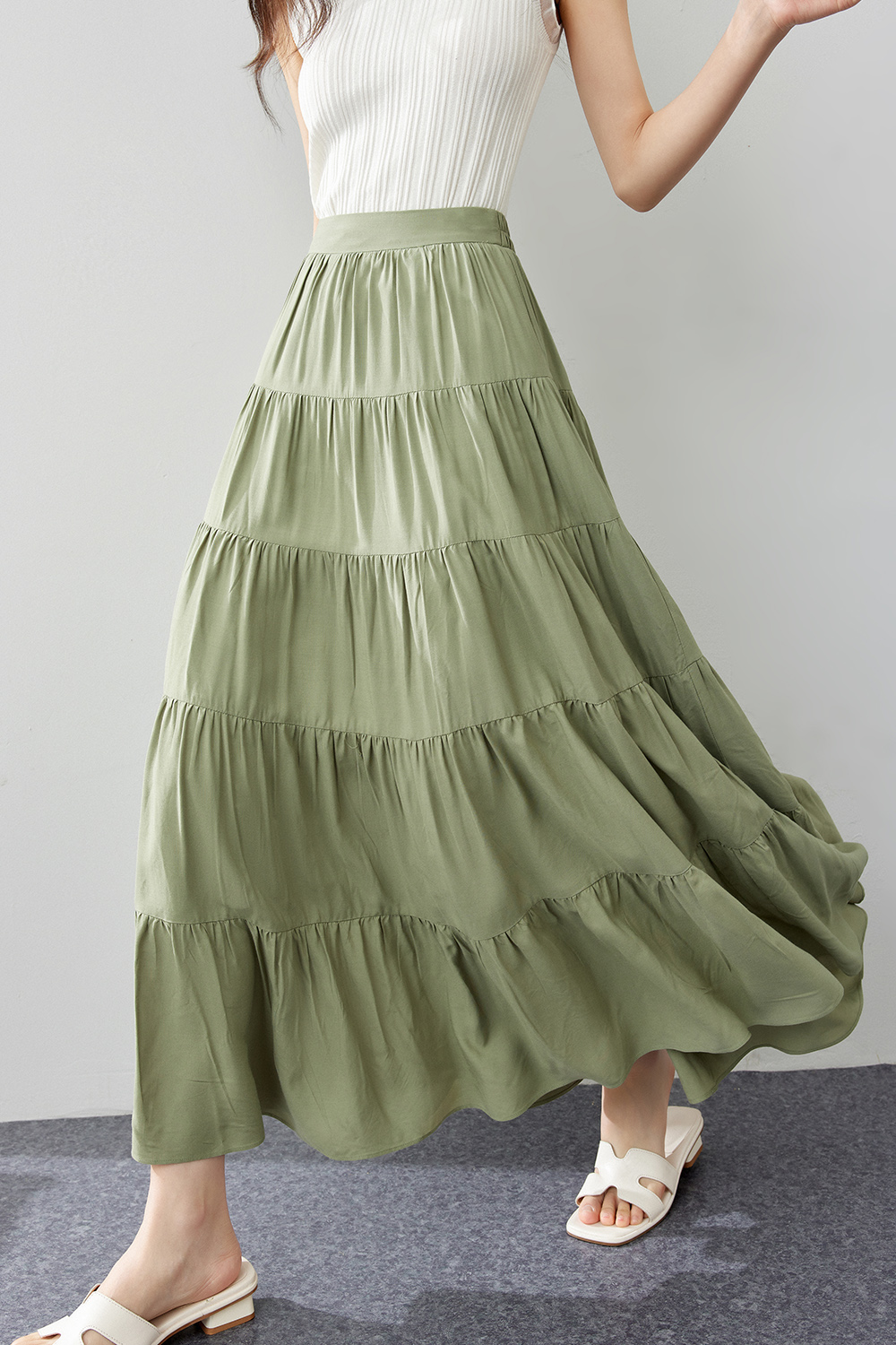 Loose A-Line Cake Skirt
