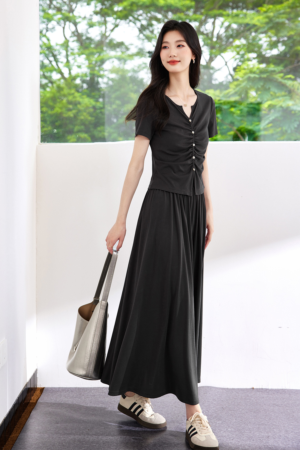 （暂无定价）Fashion Temperament Umbrella Skirt Suit