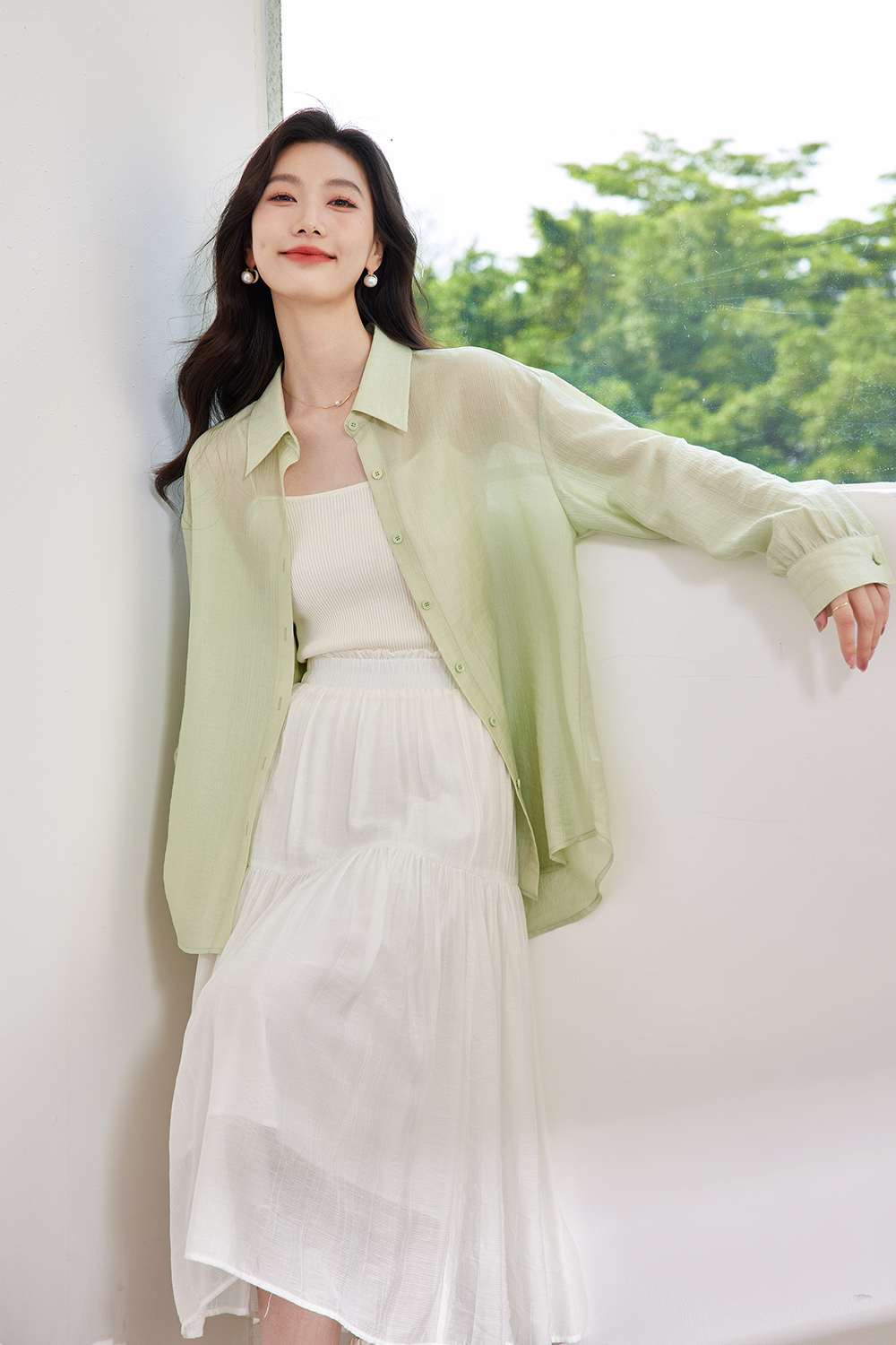 Lyocell Lightweight Sun Protection Shirt