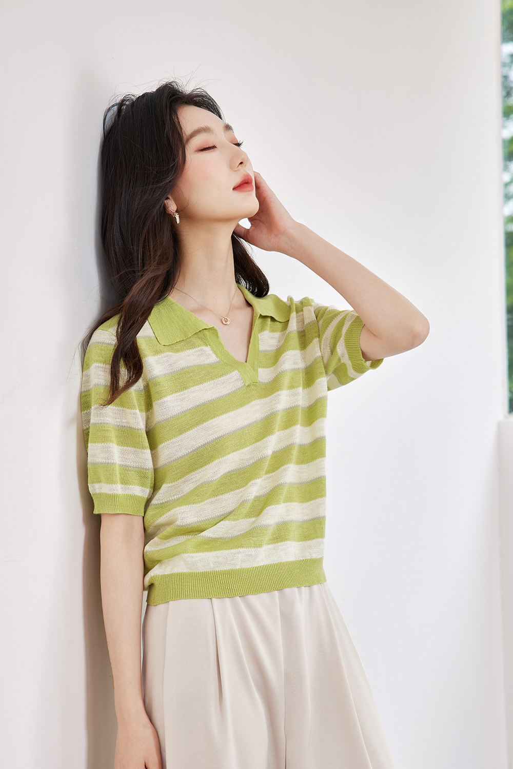 Small Zigzag Striped Sweater