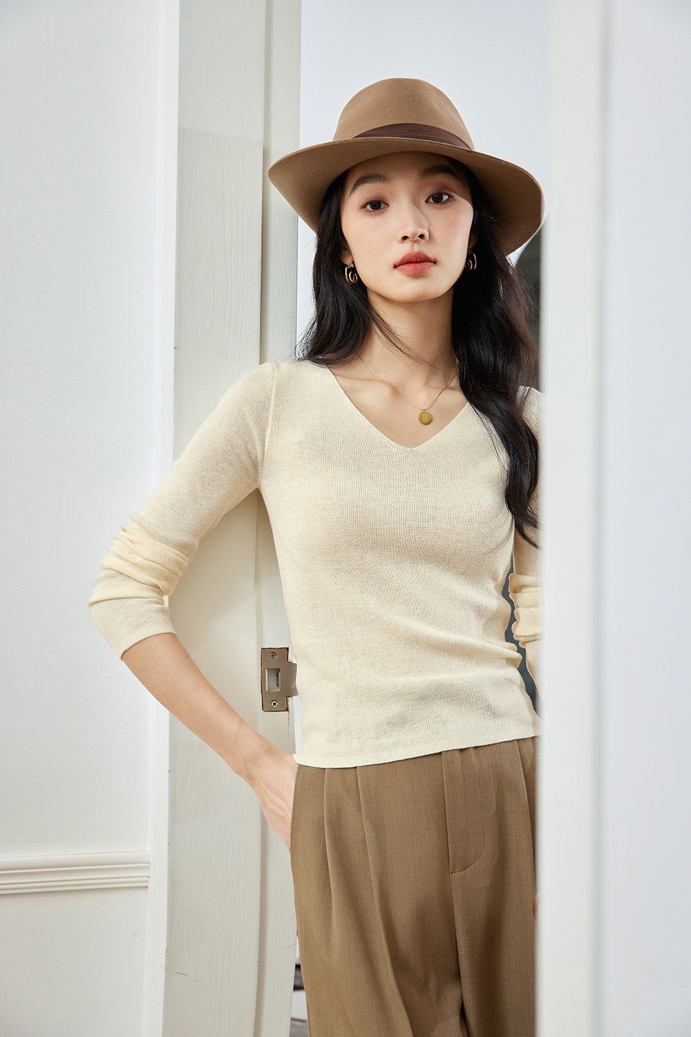 Casual And Versatile Base Sweater