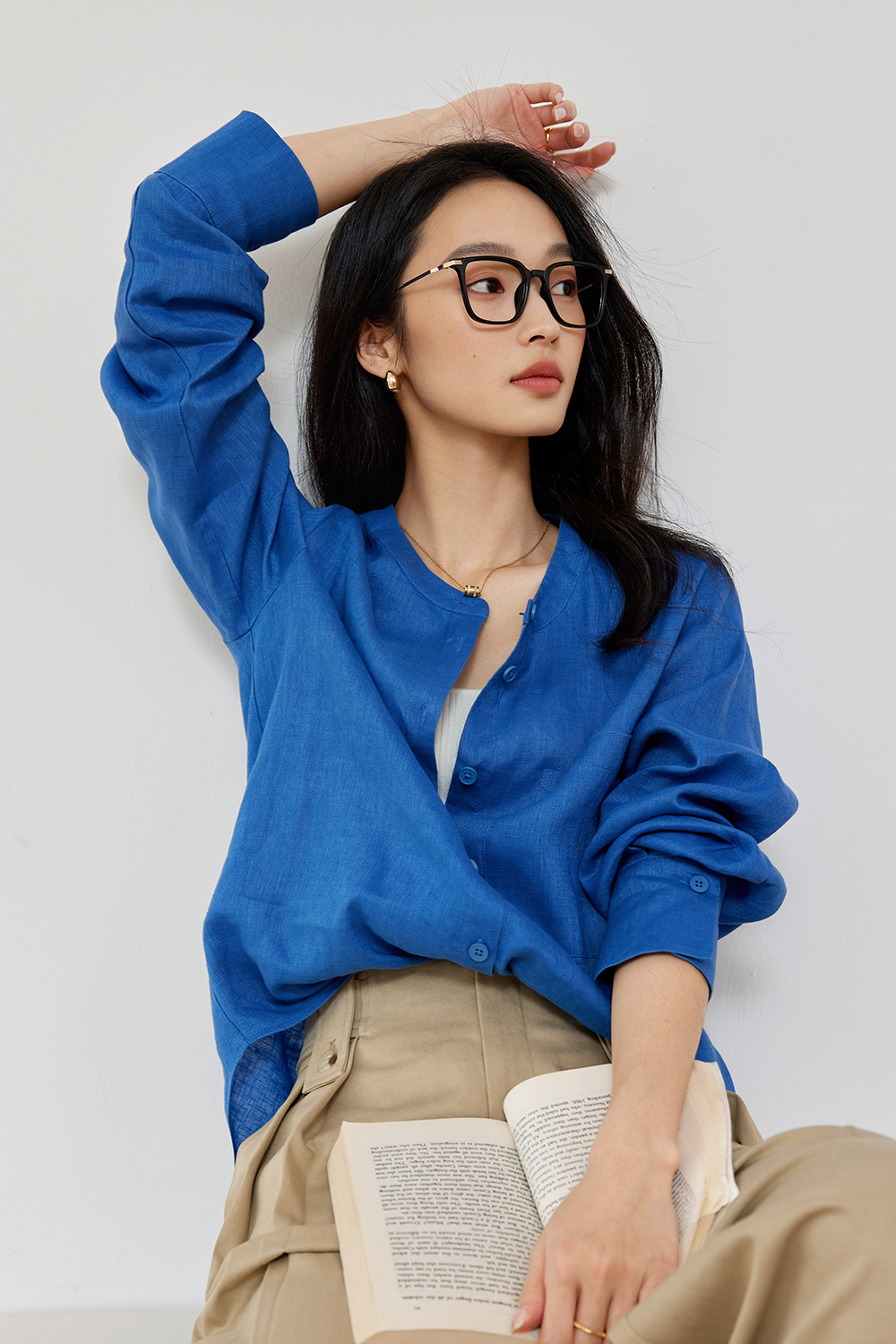 Simple And Stylish Linen Shirt