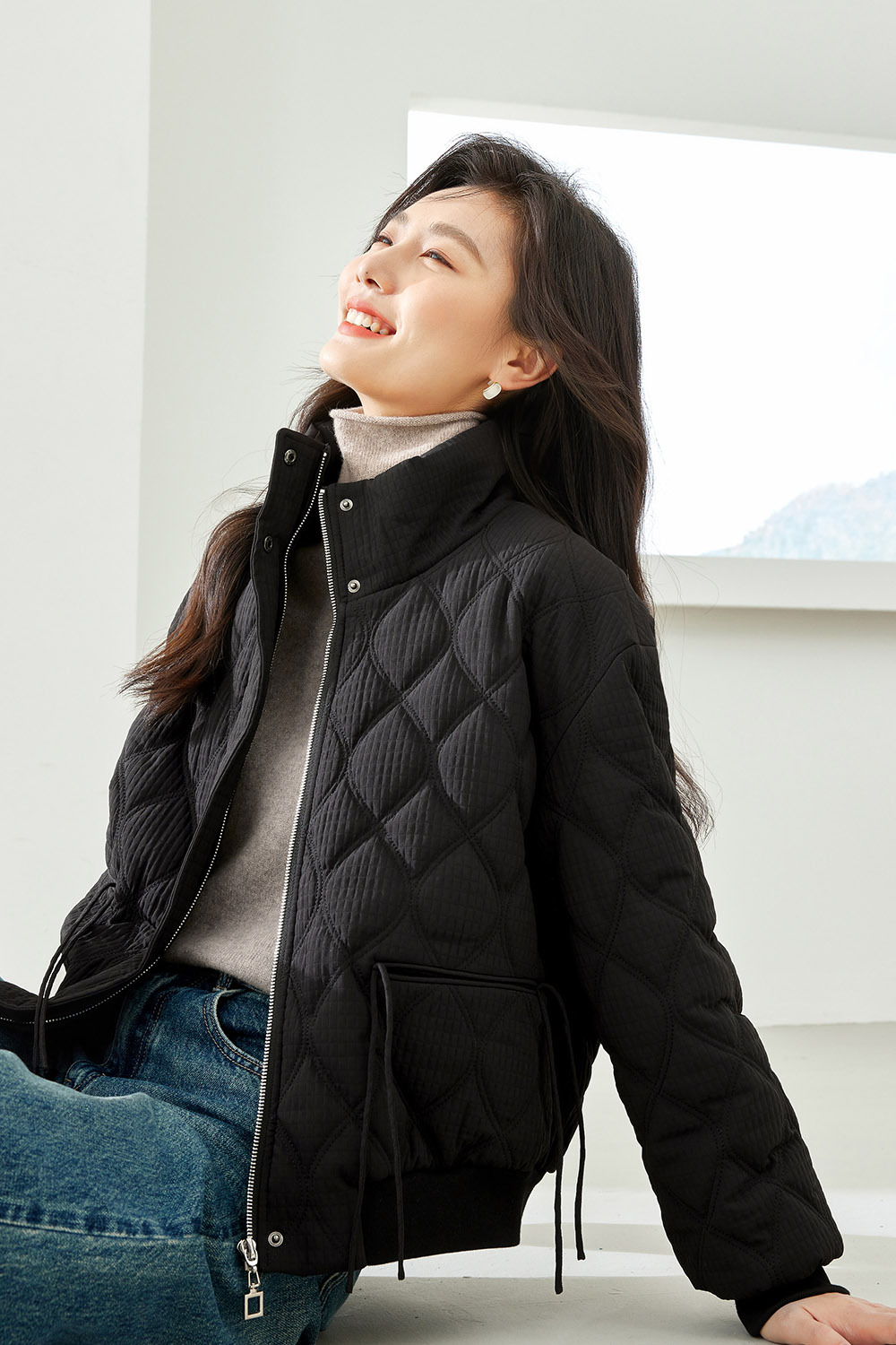 Solid Color Cotton Jacket