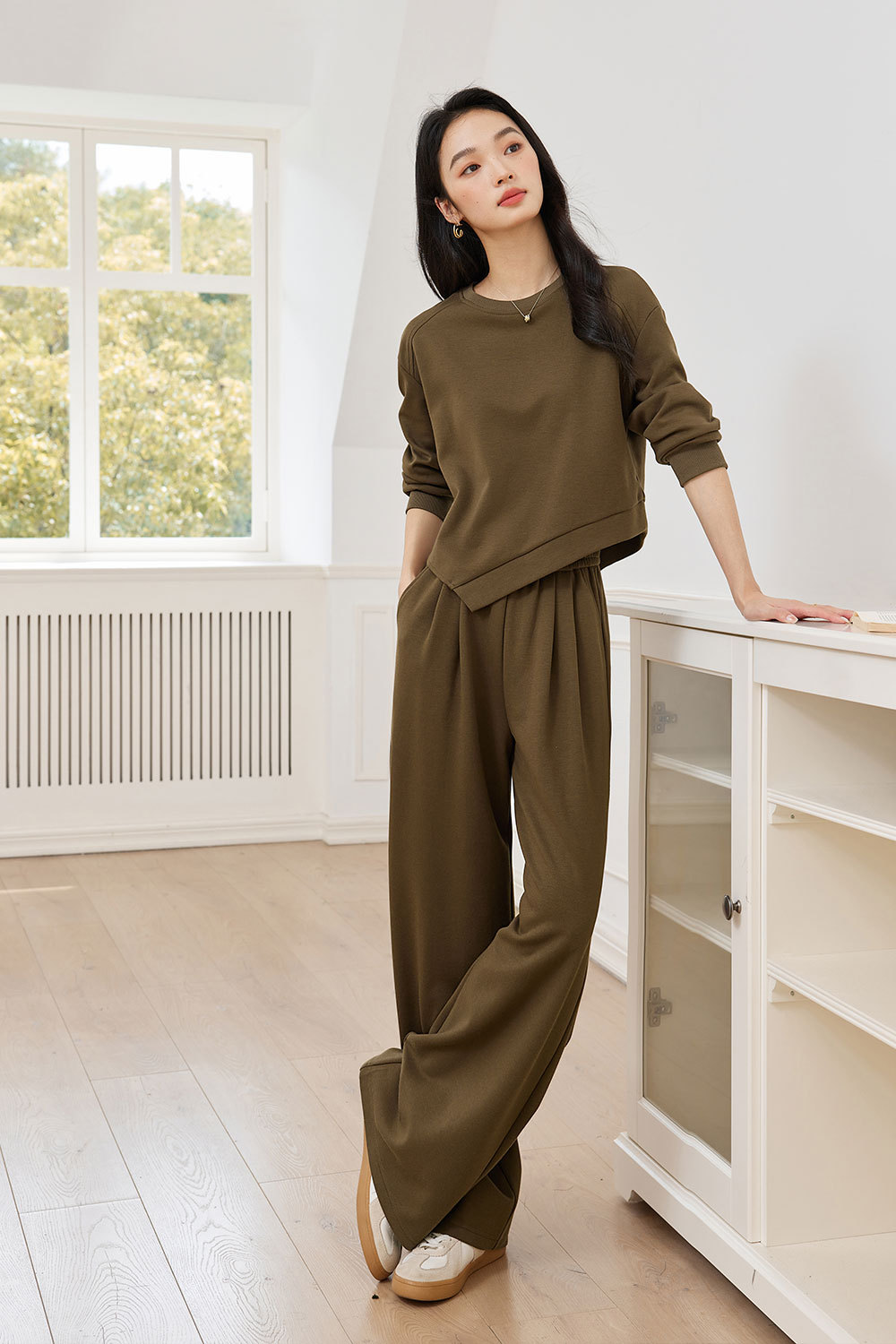 Fashionable Casual Cotton-Spun Suit